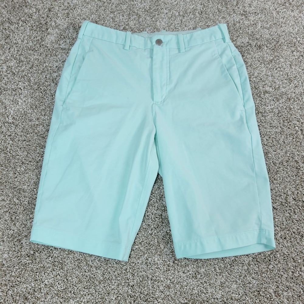 Lululemon Mens 28 ABC Light Green Chino Stretch Shorts
